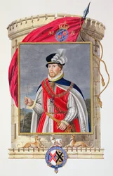 Portret van John Dudley (1502-53) Hertog van Northumberland uit 